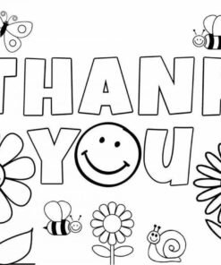 Thank You Coloring Pages Printable for Free Download