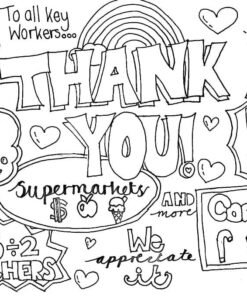 Thank You Coloring Pages Printable for Free Download