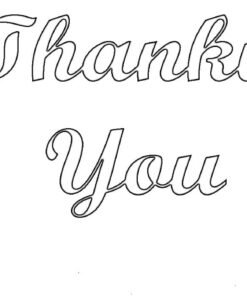 Thank You Coloring Pages Printable for Free Download