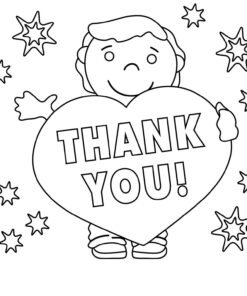 Thank You Coloring Pages Printable for Free Download