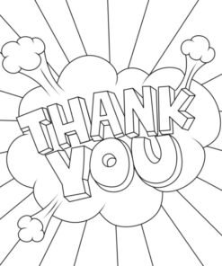 Thank You Coloring Pages Printable for Free Download