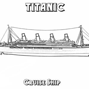 Titanic Coloring Pages Printable for Free Download