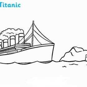 Titanic Coloring Pages Printable for Free Download