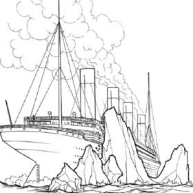 Titanic Coloring Pages Printable for Free Download