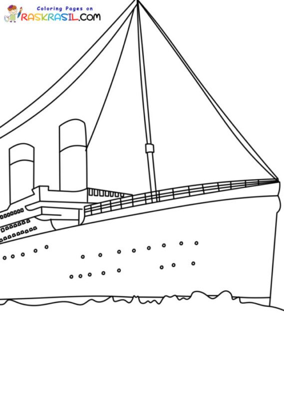 Titanic Coloring Pages Printable for Free Download