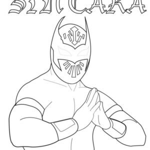 randy orton coloring pages