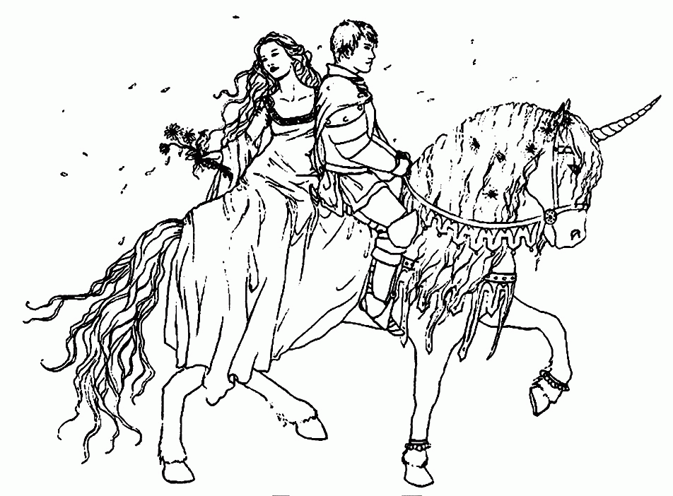 prince horse coloring pages