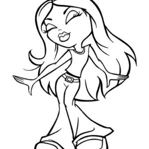 Y2K Dolls Coloring Book: Cute Dolls Coloring Pages Features Fashion,  Accessories Illustrations for Teens, Kids and Adults Relaxation and Stress