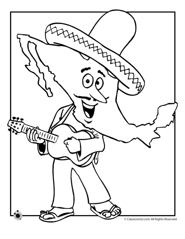 Mexican Independence Day Coloring Pages Printable for Free Download