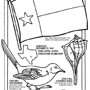 texas printable coloring pages