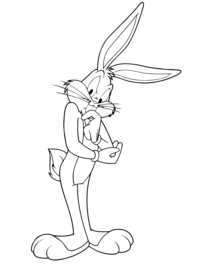 Bugs Bunny Coloring Pages Printable for Free Download