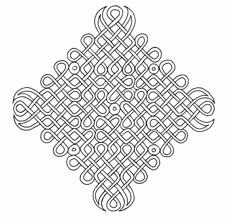 Celtic Knot Coloring Pages Printable For Free Download 1631