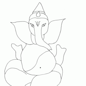 Ganesha Coloring Pages Printable for Free Download