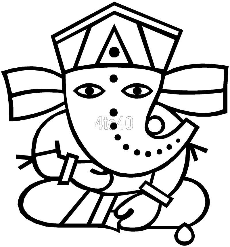 ganesha coloring pages