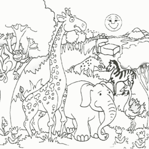 Africa Coloring Pages Printable for Free Download