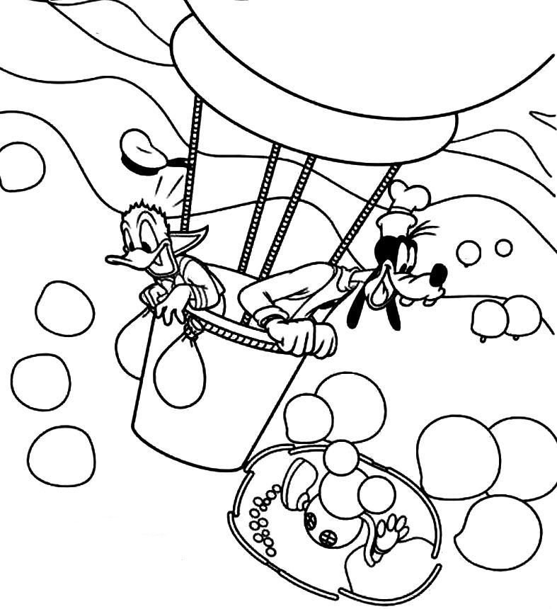 Hot Air Balloon Coloring Pages Printable for Free Download