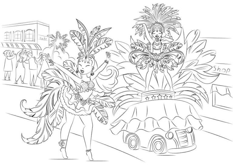 10 Fun Brazil Coloring Pages for Every Young Artist