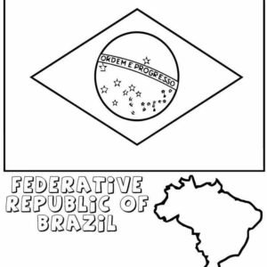 10 Fun Brazil Coloring Pages for Every Young Artist