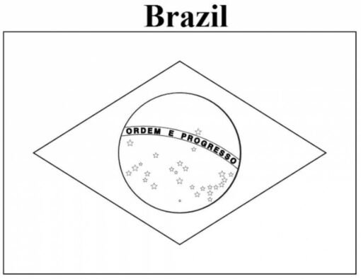 Brazil Coloring Pages Printable for Free Download