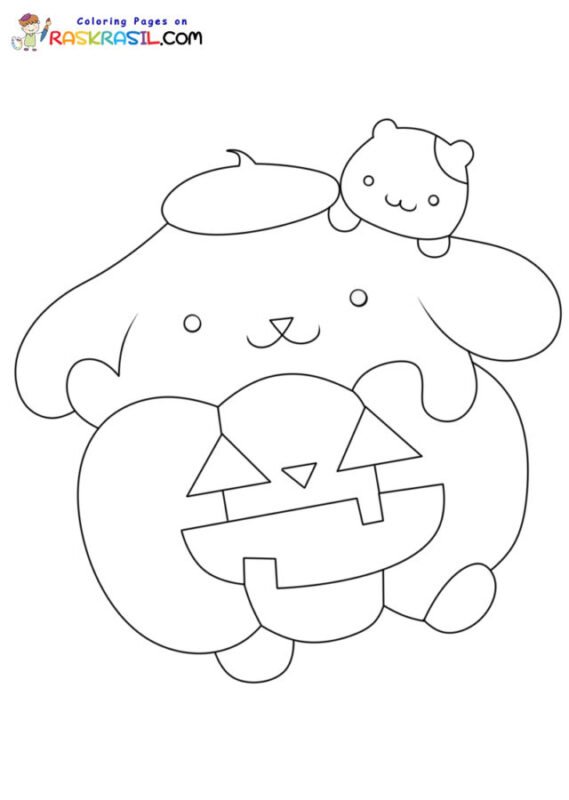 Sanrio Halloween Coloring Pages Printable for Free Download