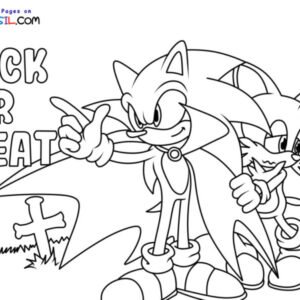 Shadow the Hedgehog Sonic and the Secret Rings Coloring book Sonic