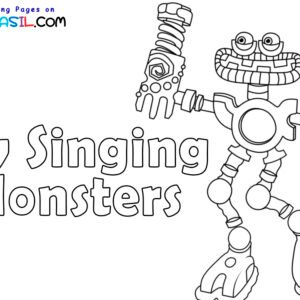 Coloring Pages Rainbow Friends – Wubbox – My Singing Monsters 29