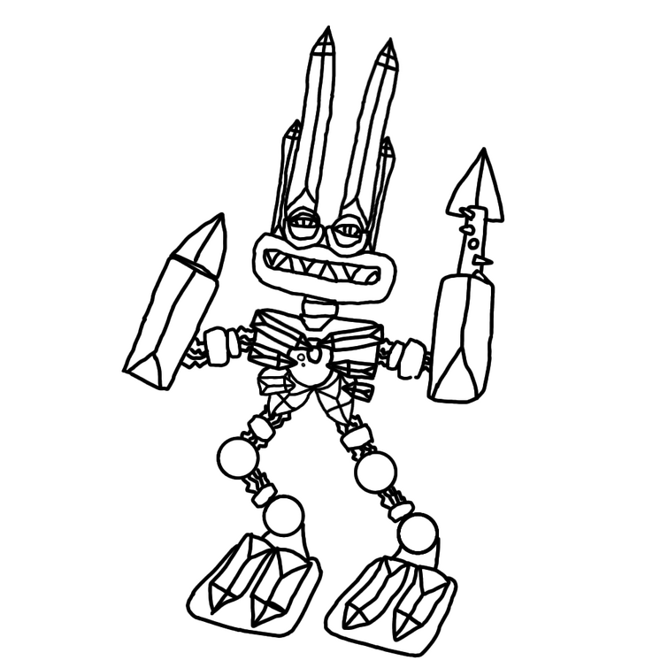 Wubbox Coloring Pages