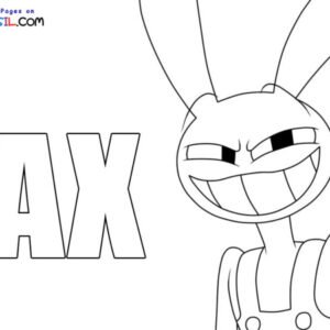 Jax Coloring Pages Printable for Free Download