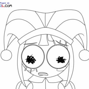 The Amazing Digital Circus Coloring Pages Printable for Free Download