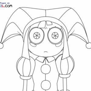 The Amazing Digital Circus Coloring Pages Printable for Free Download