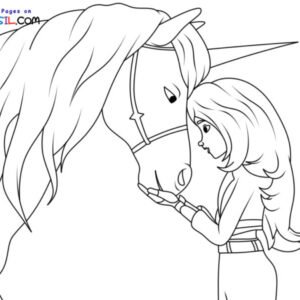 Unicorn Academy Coloring Pages Printable for Free Download