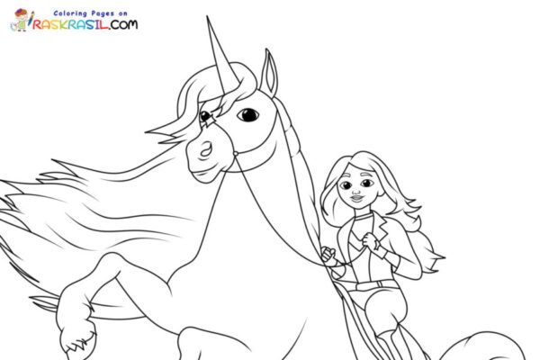 Unicorn Academy Coloring Pages Printable for Free Download