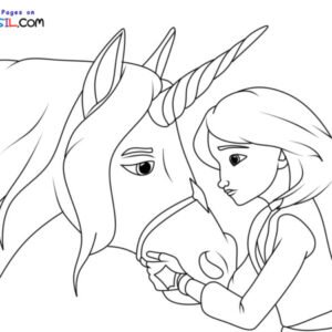 Unicorn Academy Coloring Pages Printable for Free Download