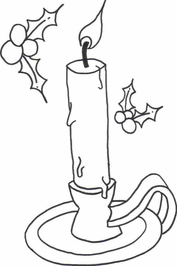 Candles Coloring Pages Printable for Free Download