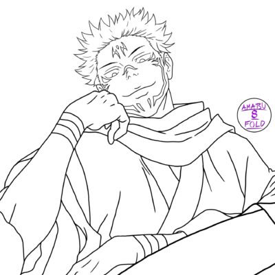 Sukuna Coloring Pages Printable for Free Download