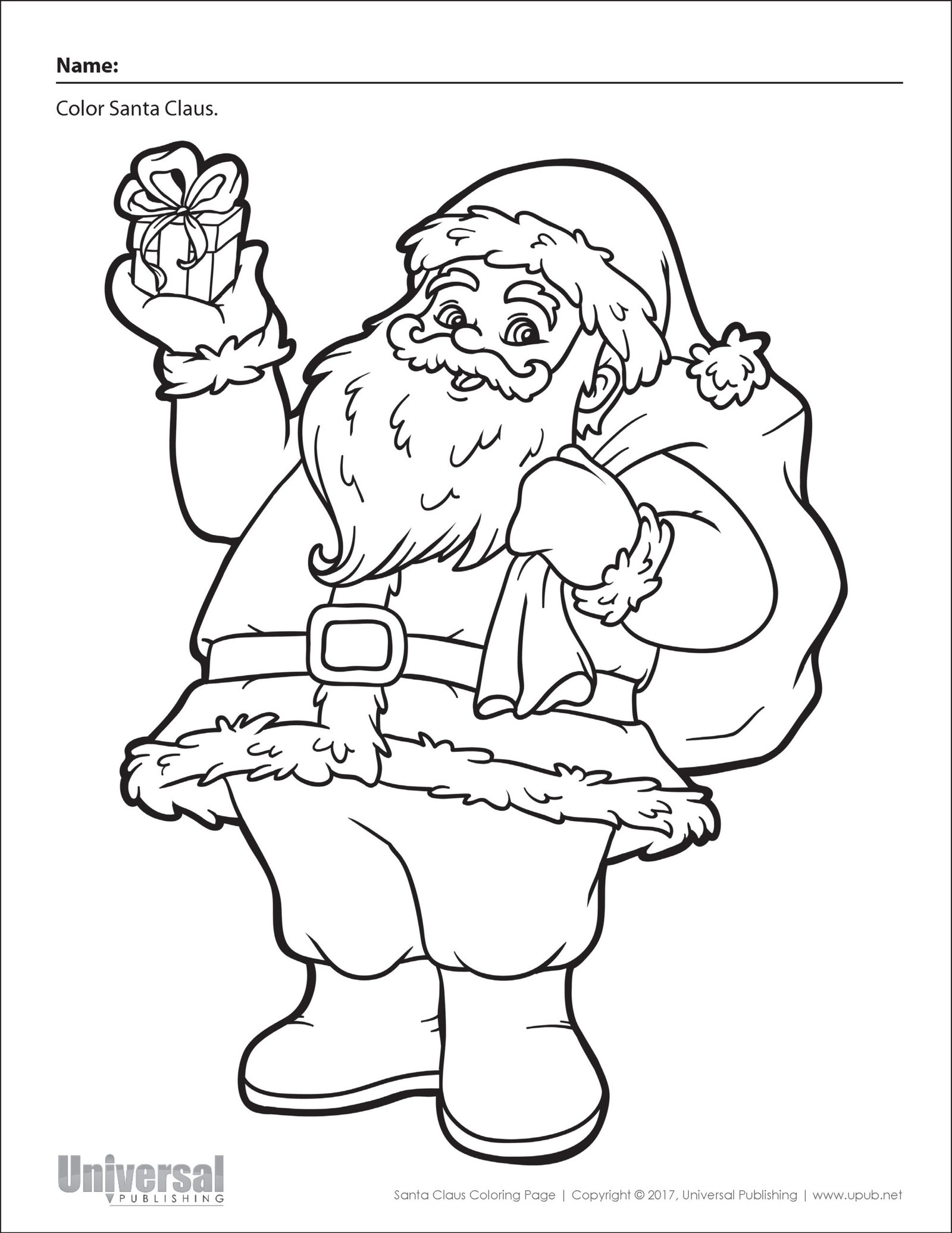 Letter To Santa Coloring Pages Printable for Free Download