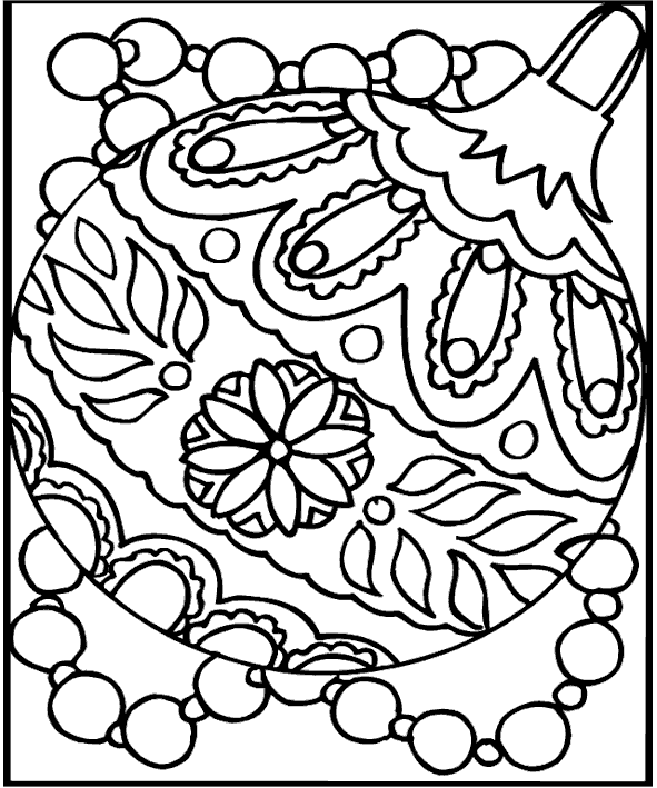christmas adult coloring pages to print