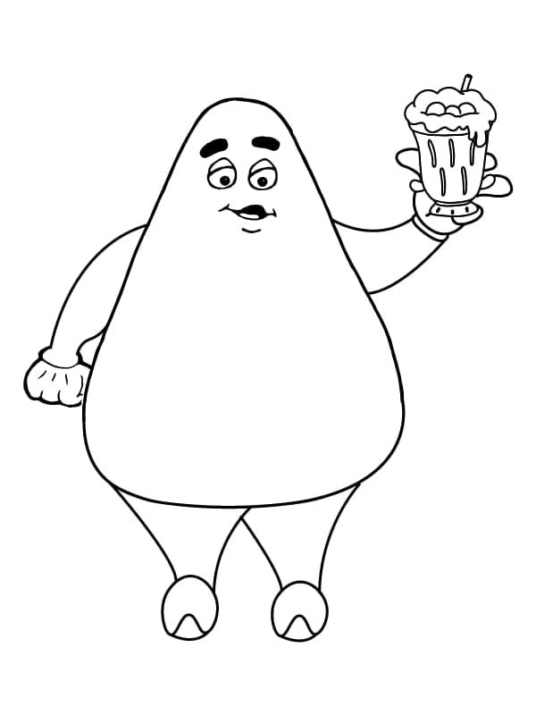 Grimace Shake Coloring Pages Printable for Free Download