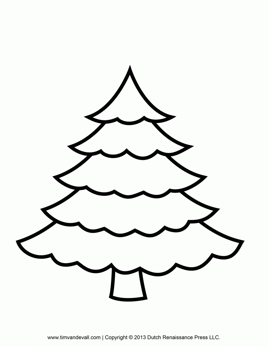 Top 35 Free Printable Christmas Tree Coloring Pages Online | MomJunction