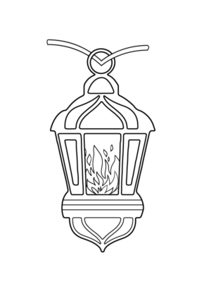 Christmas Lantern Coloring Pages Printable for Free Download