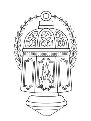 Christmas Lantern Coloring Pages Printable for Free Download