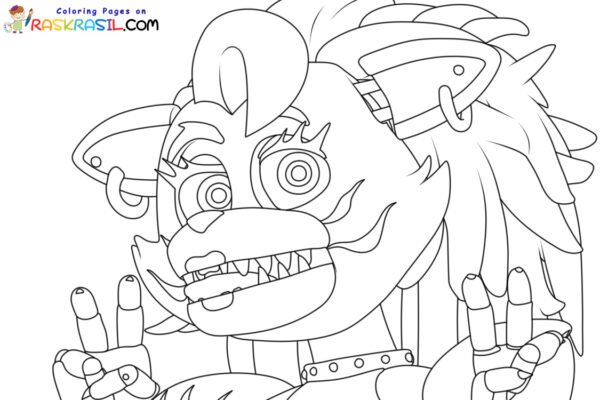 Roxanne Wolf Coloring Pages Printable for Free Download