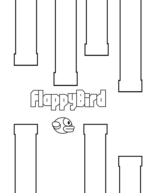 flappy bird 2 – The Black and White