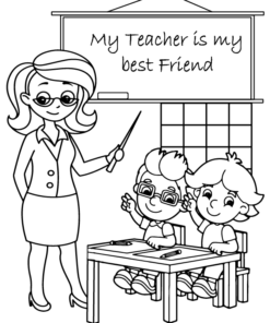 Teachers’ Day Coloring Pages Printable for Free Download