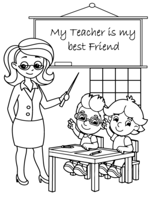 Teachers’ Day Coloring Pages Printable for Free Download