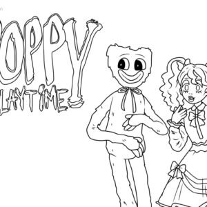 Poppy Playtime Coloring Pages for Kids