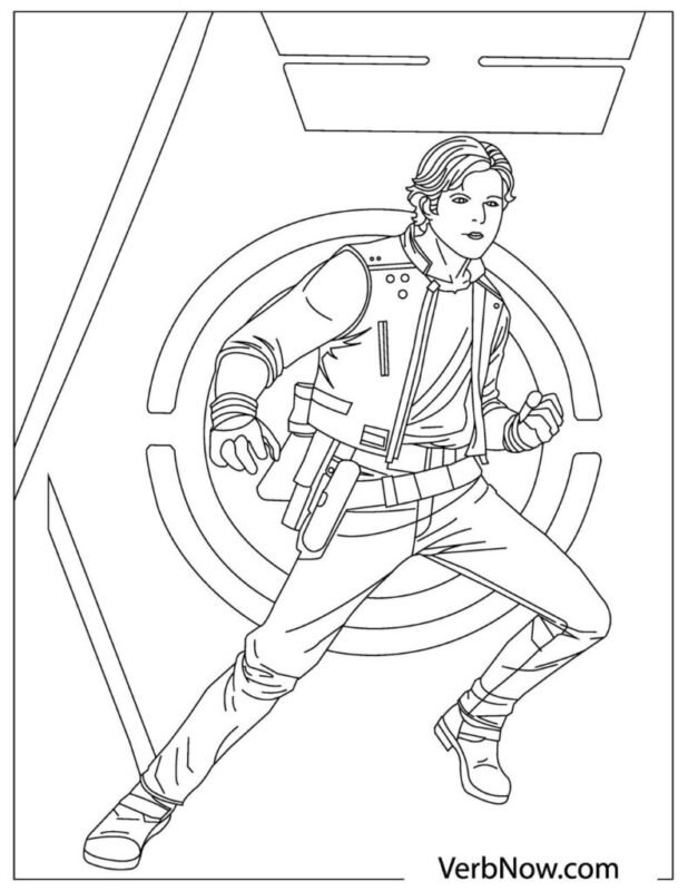 Poe Dameron Coloring Pages Printable for Free Download