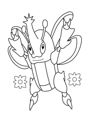 Pokemon Mega Evolution Coloring Pages Printable for Free Download