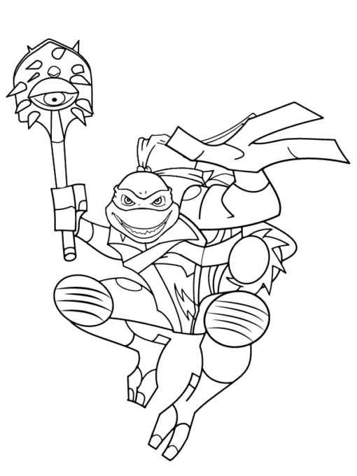 Teenage Mutant Ninja Turtles Coloring Pages Printable for Free Download