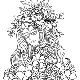 Mother Nature Coloring Pages Printable for Free Download